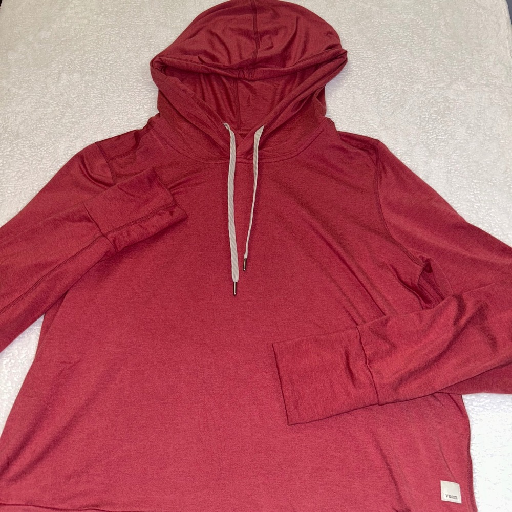 Vuori Halo Hoodie Performance Pullover Women's Medium Heathered Activewear Top